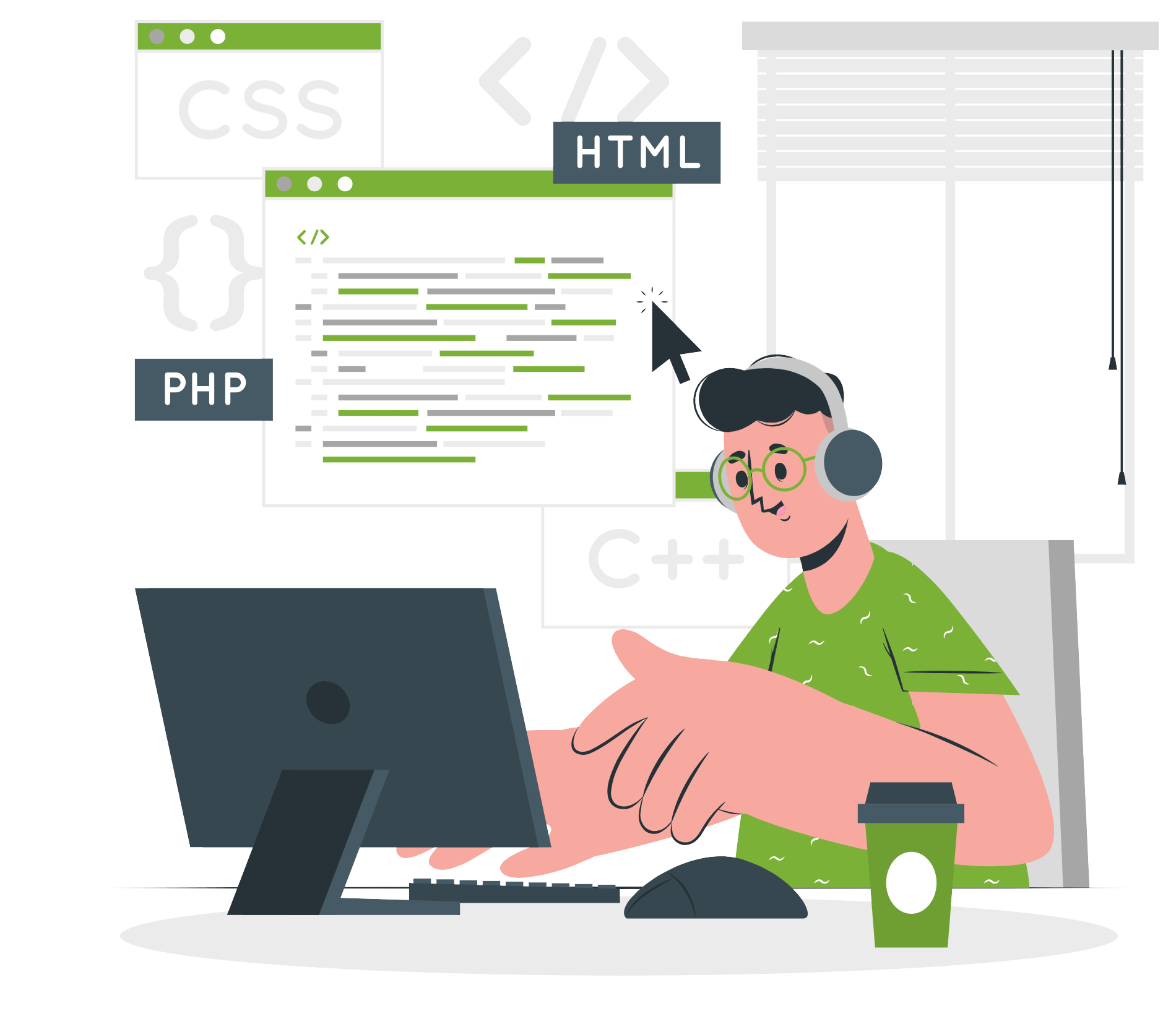 رسم توضيحي للمطور