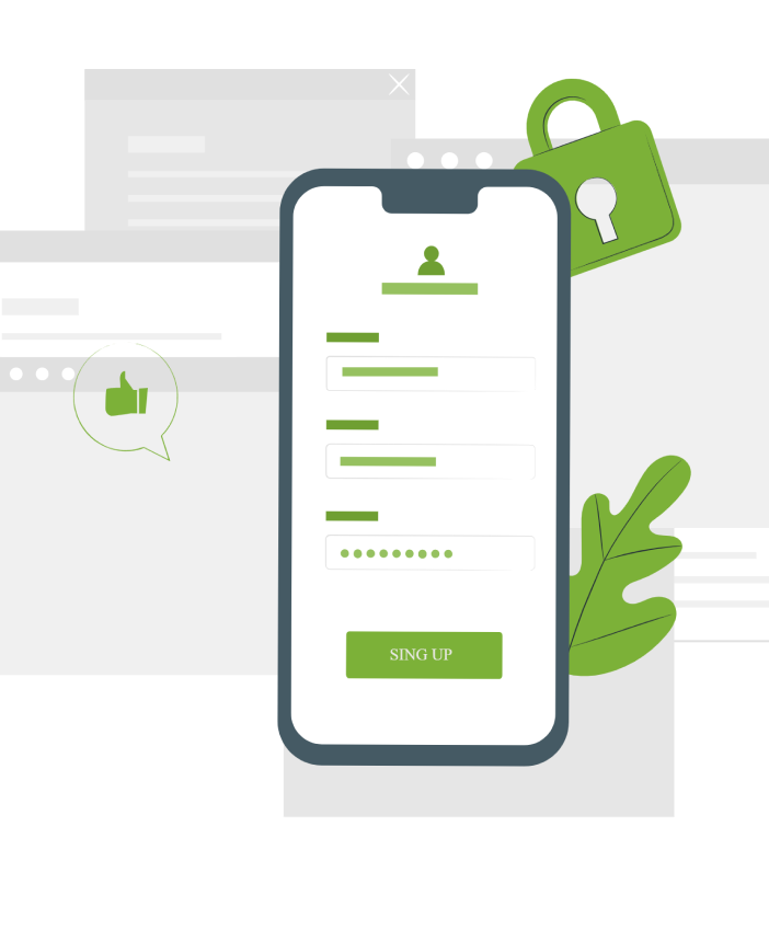 رسم توضيحي لتسجيل الشركة